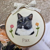 Custom Wool Felted Pet Hoop | Unique Pet Memorial Gifts