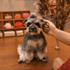 Custom 3D Pet Wool Felt Portraits | Handmade Pet Memorial Gifts