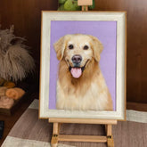 Custom Needle Felted pet photo frame portrait | Handmade Memorial Gifts for Pet Lovers