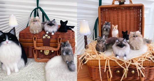 I Needle Felted Every Pet I've Ever Loved — And Now They All Live Together on My Shelf