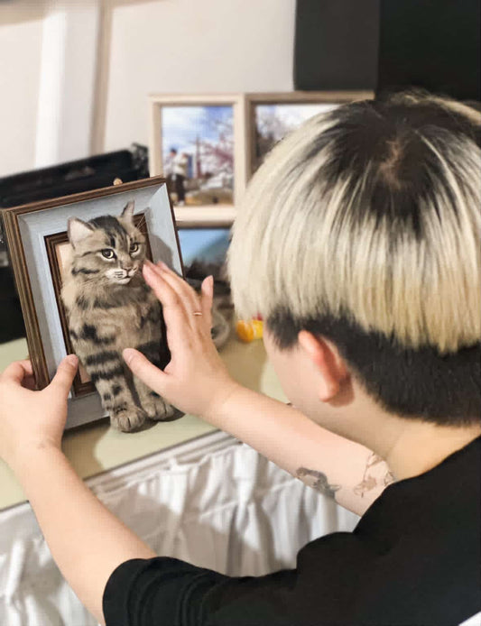 Dead pets can be "resurrected”（I was so moved by the gift from my girlfriend that I cried.)