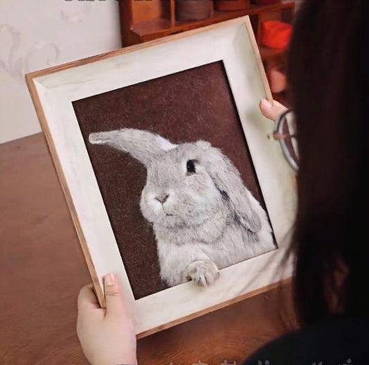 Every time I see him, I can't help but cry (my lovely bunny)