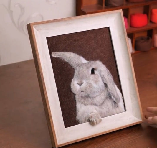 Every time I see him, I can't help but cry (my lovely bunny)
