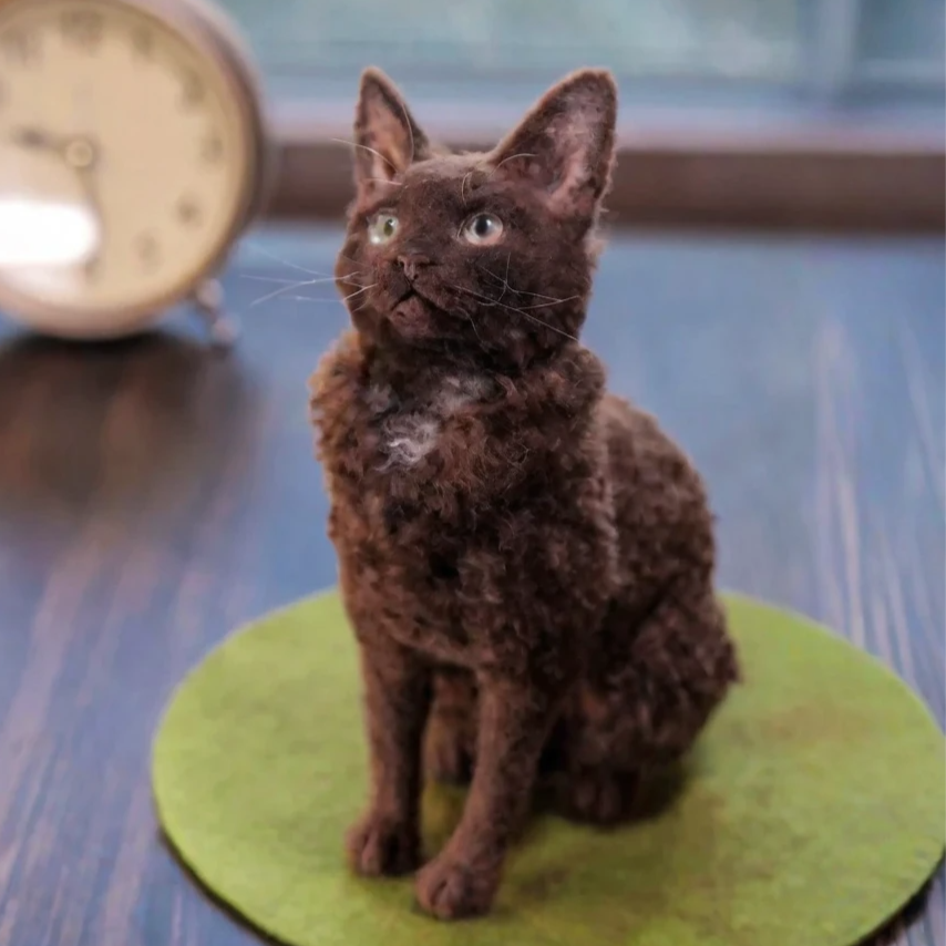 Custom Full Body Figurine Needle Felted Pet | Handmade Pet Memorial Gifts