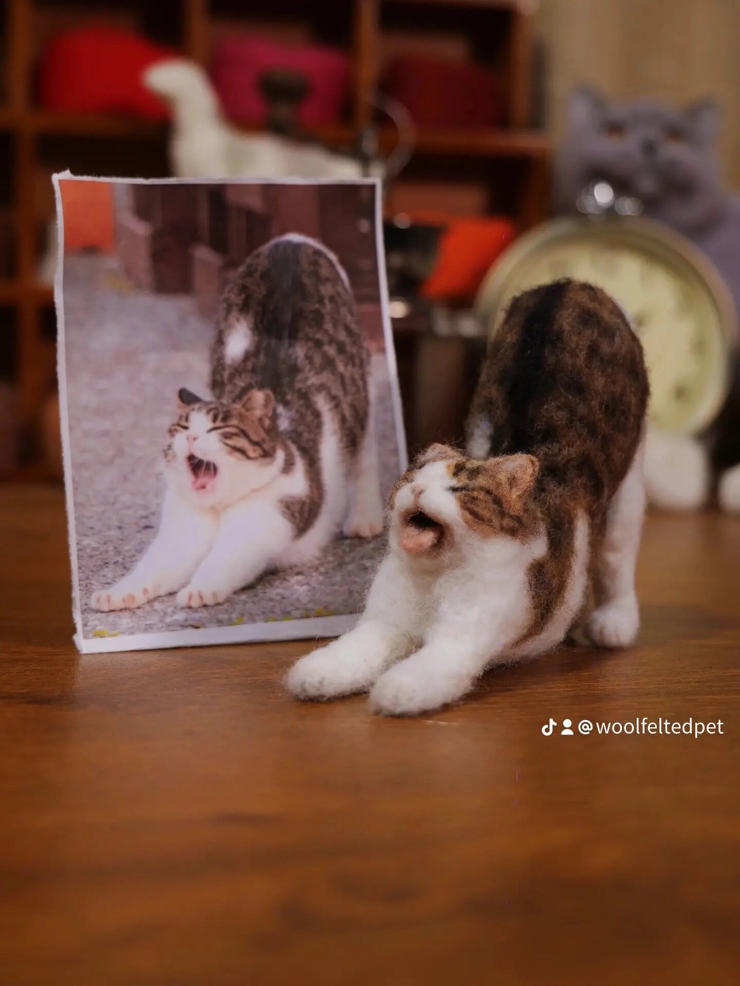 Custom Felted 3D Pet Full Body