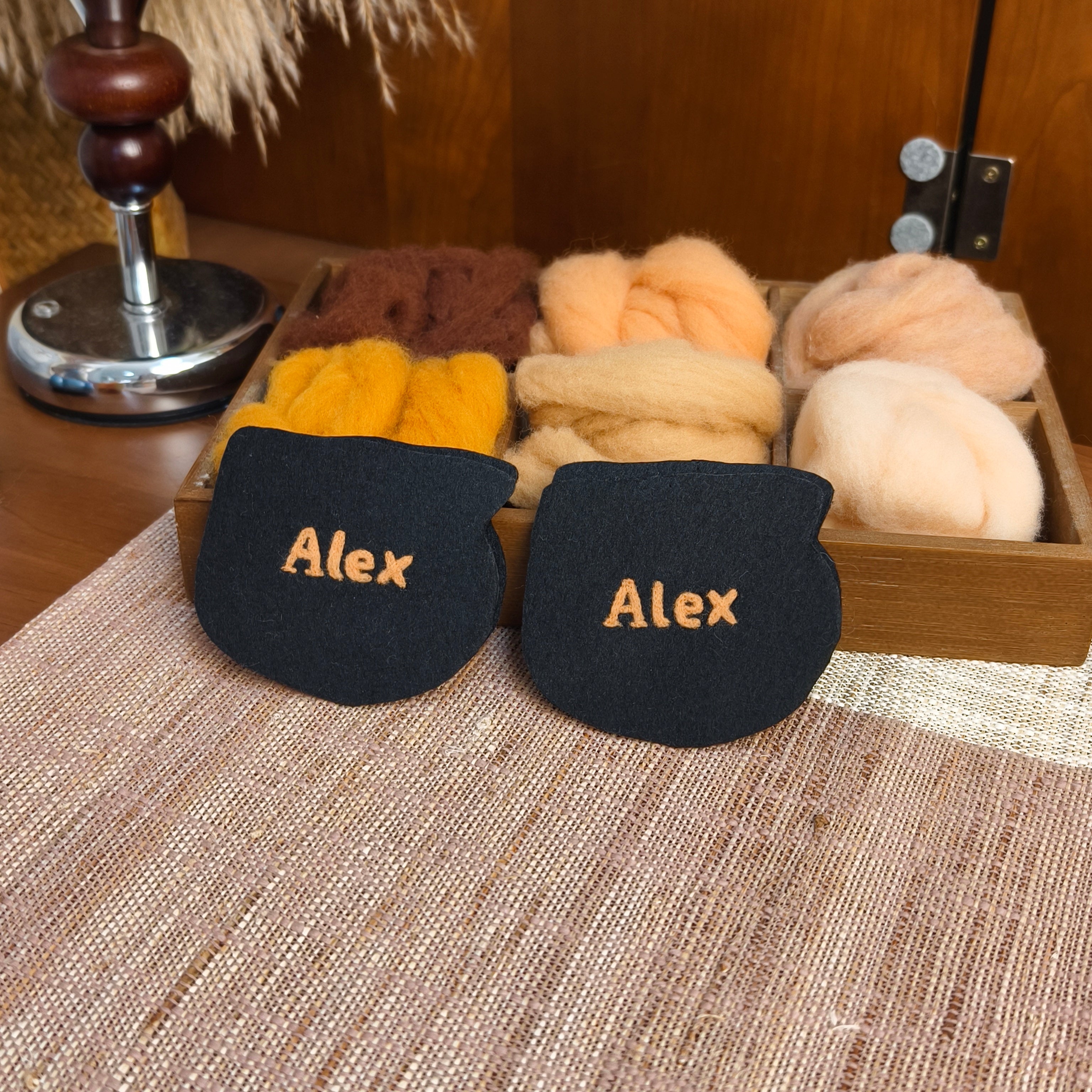 Custom felted wool pet pendant| Handmade Memorial Gifts for Pet Lovers