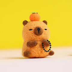 Capybara Wool Felting DIY Kit for Beginners